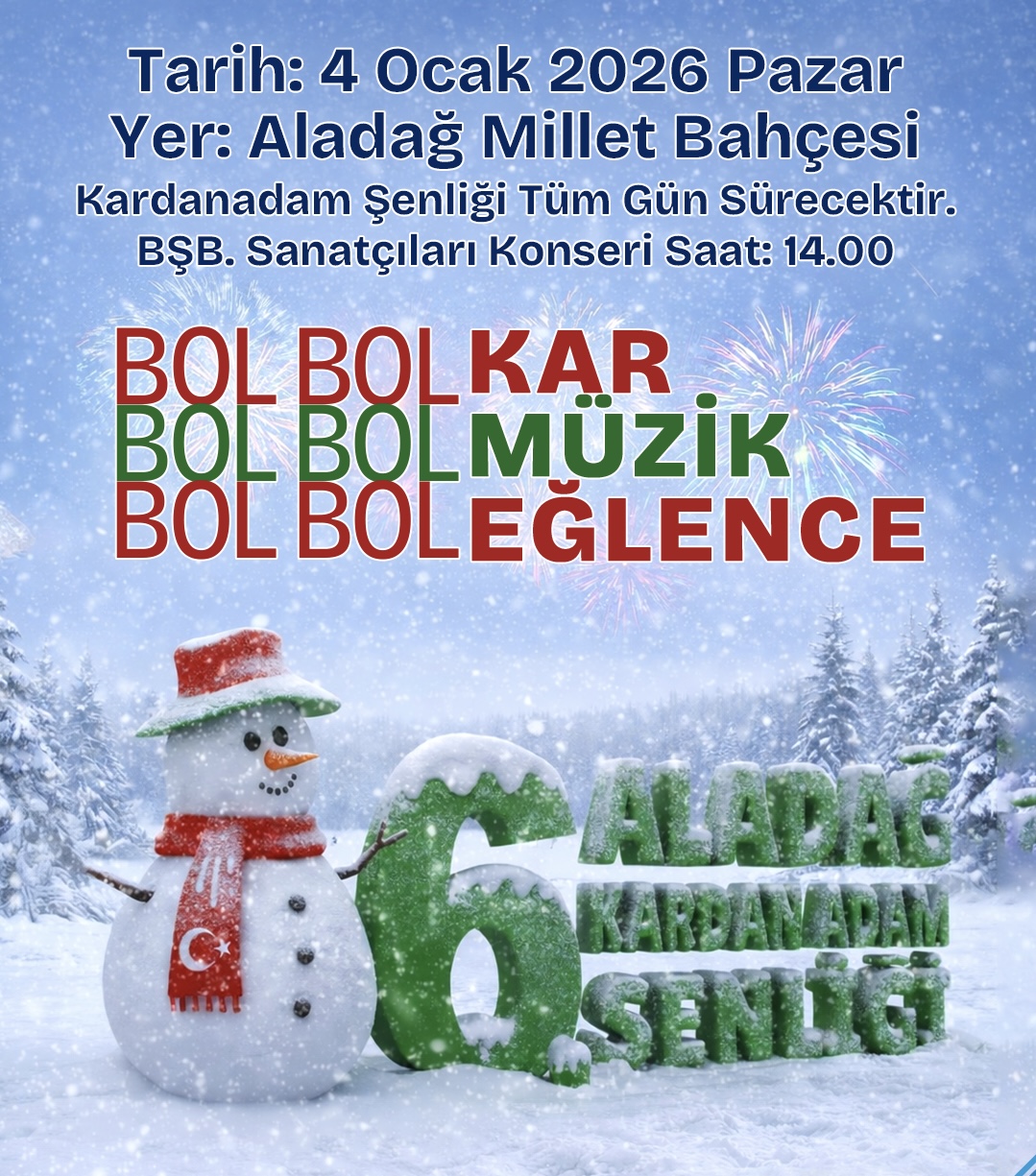 6. Aladağ Kardan Adam Şenliği